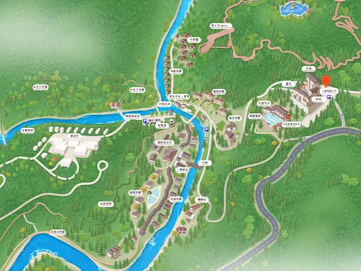东乌珠穆沁结合景区手绘地图智慧导览和720全景技术，可以让景区更加“动”起来，为游客提供更加身临其境的导览体验。